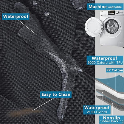 ELLONI Backseat Dog Cover for Car