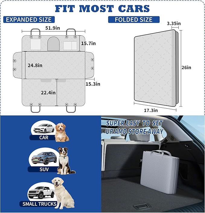 Back Seat Extender for Dogs