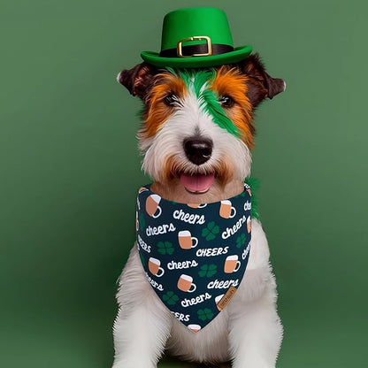 St. Patrick's Day Dog Bandana 2 Pack