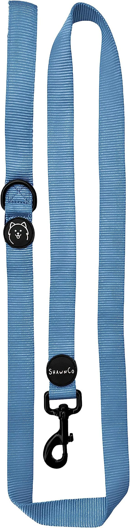 ShawnCo Dream Walk Dog Leash- Premium, Nylon Pet Leash with Soft Neoprene Handle for Small, Medium and Large Dogs (Moonglow, Small)