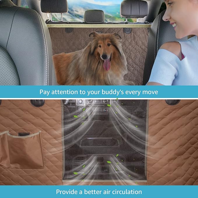 Lassie Truck Dog Car Seat Covers Back Seat 2 Dog F150 F250 F450 Silverado