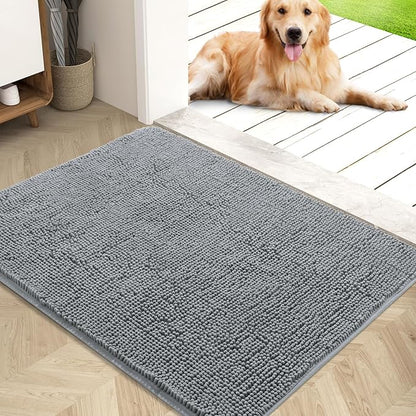 OLANLY Dog Door Mat for Muddy Paws 40x32