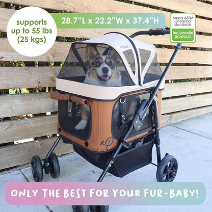 New! Petique's Dynamic Pet Stroller