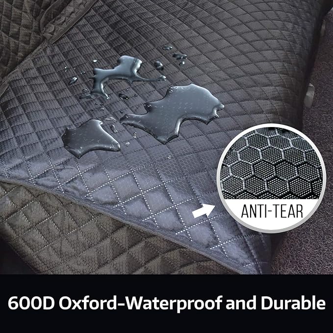Vailge Bench Dog Car Seat Cover for Back Seat 100% Waterproof