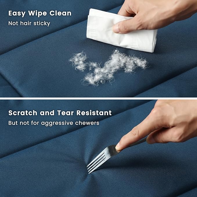 Miguel Oxford 900D Outdoor Waterproof Dog Bed for Metal Dog Crates Water-Resistant All Weather Pet Mat Durable Easy Wipe Clean Travel Indoor Outdoor Puppy Cat Crate Bed 30inch