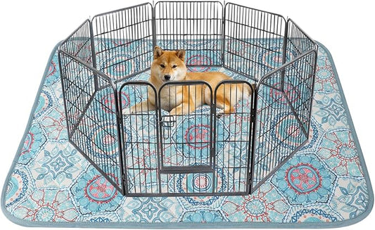 IEUUMLER Washable Pee Pads for Dogs 1 Pack EU007 (Green 48"X48"-1pcs)