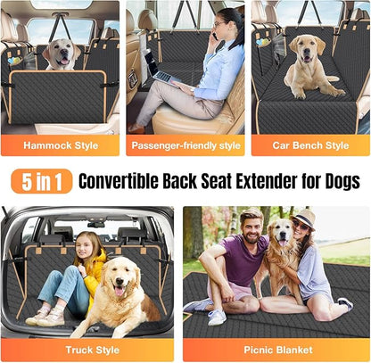 Dog Car Seat Cover for Back Seat