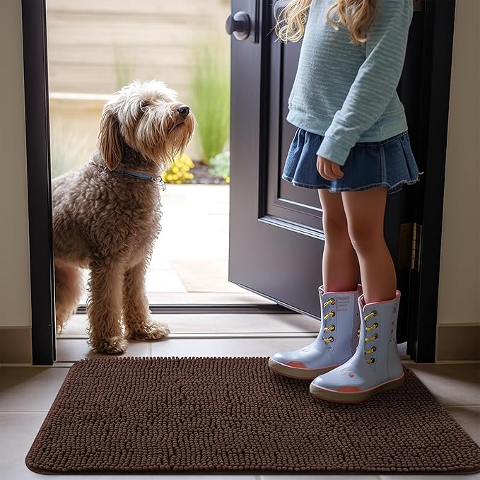 OLANLY Dog Door Mat for Muddy Paws 70x24