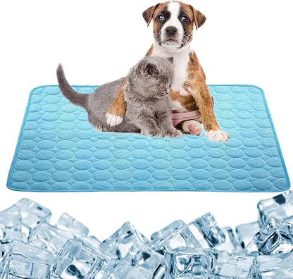 Pet Cooling Mats for Dogs 55*70, Blue