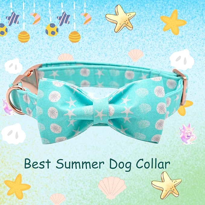 Elegant little tail Dog Collar with Bow