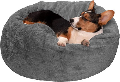 Furhaven Soft & Cozy Dog Bed for Medium/Small Dogs 35 lbs