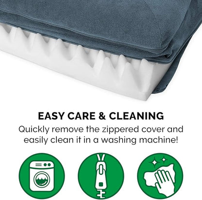 Furhaven Orthopedic Dog Bed for Large Dogs w/ Removable Bolsters & Washable Cover 95 lbs