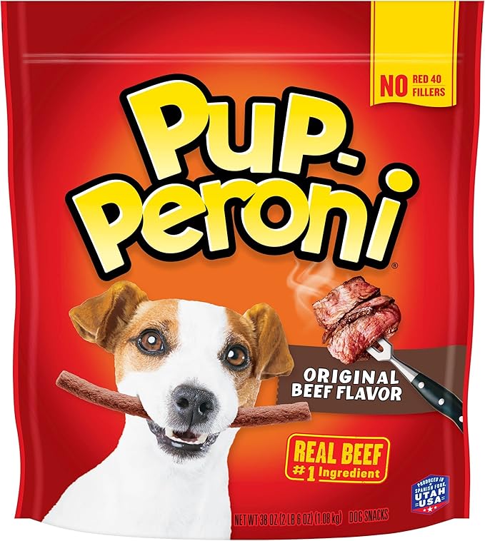 Pup-Peroni Dog Treats, Original Beef Flavor, 38 Ounce, Made with Real Beef