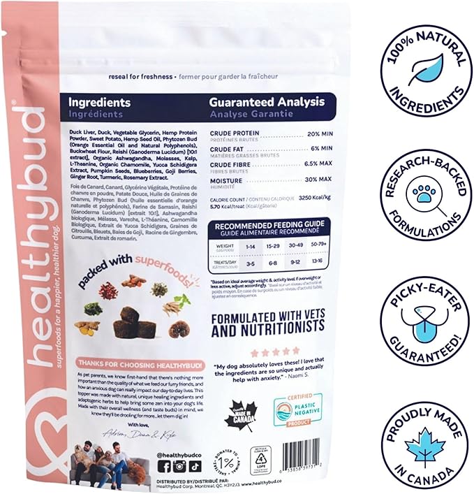 healthybud Calming Aid Supplement (14.1 Ounces)