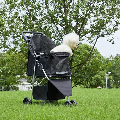 Sweetcrispy Pet Stroller for Dogs and Cats