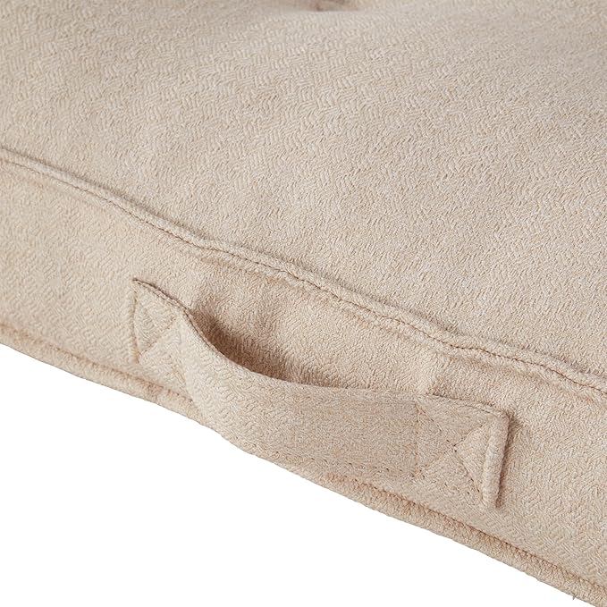 Happy Hounds Milo Square Tufted Pillow Dog Bed (32" x 32")
