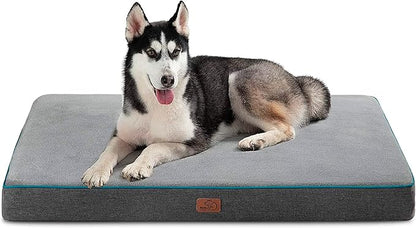 Bedsure Memory Foam Dog Bed for Large Dogs