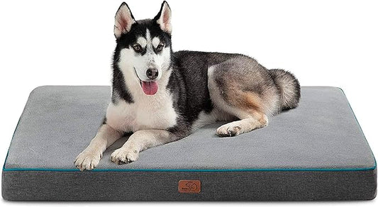 Bedsure Memory Foam Dog Bed for Large Dogs