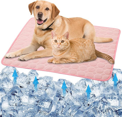 SHEJIZE Dog Cooling Mat Dog Cooling Pad Self Cooling Blanket 28x22inch/70x55cm