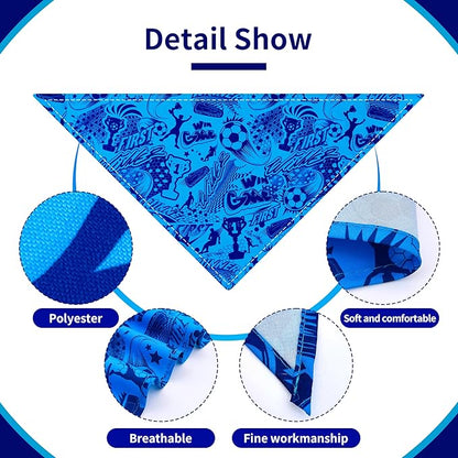 Sports Dog Bandanas for Large Dogs Breed 33 7PCS