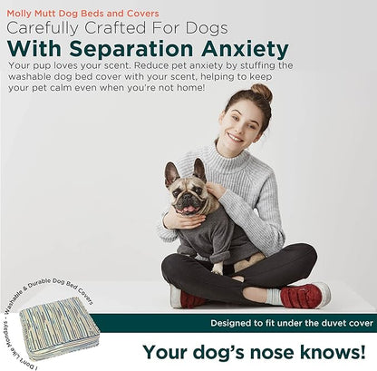 Molly Mutt Huge Dog Bed Cover 36" X45"X5"- 100% Cotton