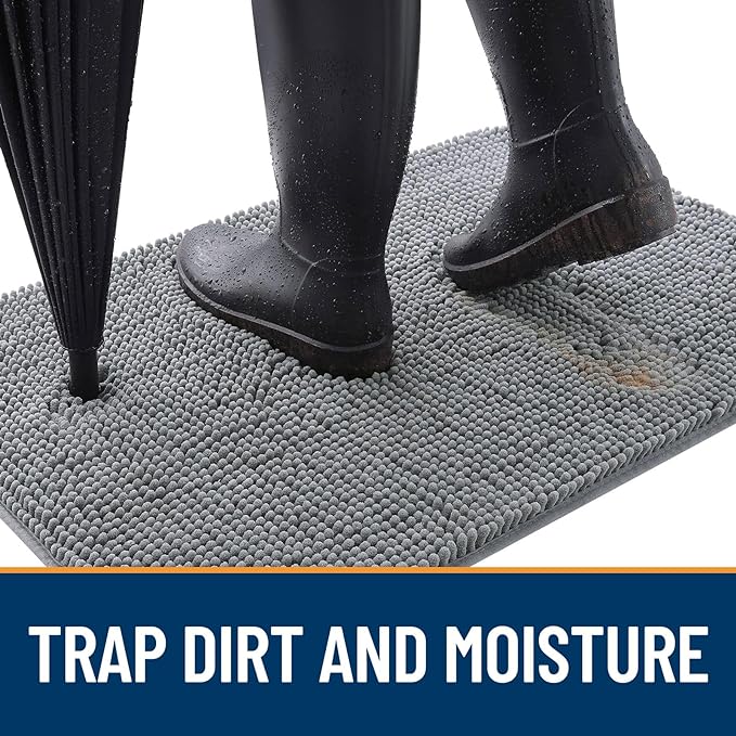 OLANLY Dog Door Mat for Muddy Paws 40x32