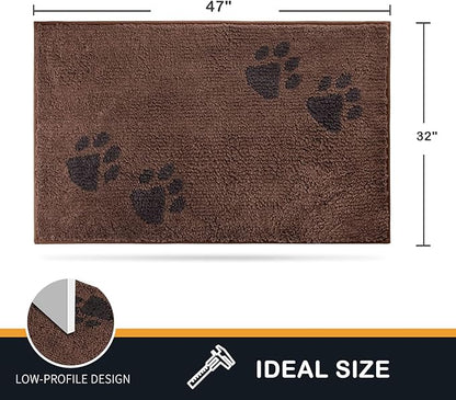 PURRUGS Dirt Trapper Door Mat 32" x 47"