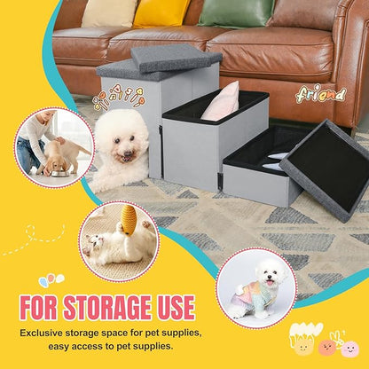 Dog Stairs for High Beds 22 inches(3