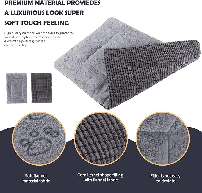 IEUUMLER Dog Bed FC014 (Gray,24"*18")