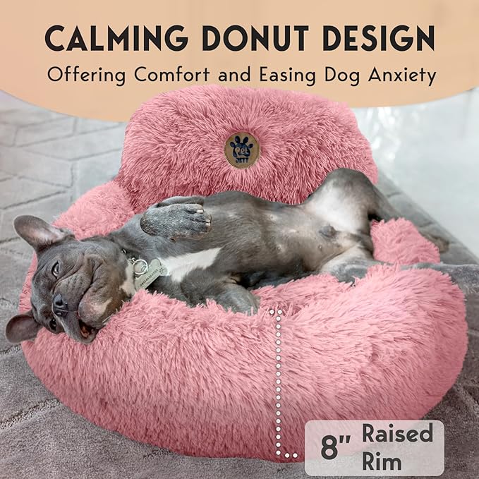 PetJett Calming Dog Bed 23'' Fits 25 lbs
