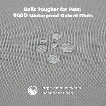 Miguel Oxford 900D Outdoor Waterproof Dog Bed for Metal Dog Crates Water-Resistant All Weather Pet Mat Durable Easy Wipe Clean Travel Indoor Outdoor Puppy Cat Crate Bed 48inch