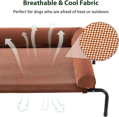 RRPETHOME Large Elevated Cooling Dog Bed