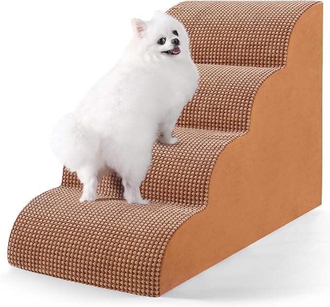 Dog Stairs for High Beds 4-Tier Dog