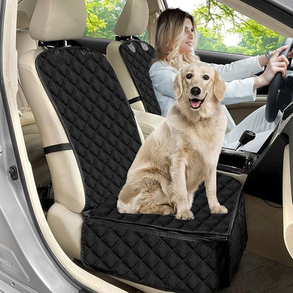 Dog Seat Cover for Front Seat (2 Packs,