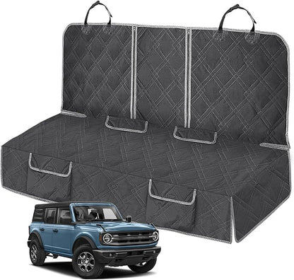Dog Car Seat Cover Compatible with Ford Bronco 2021-2024 600D Heavy