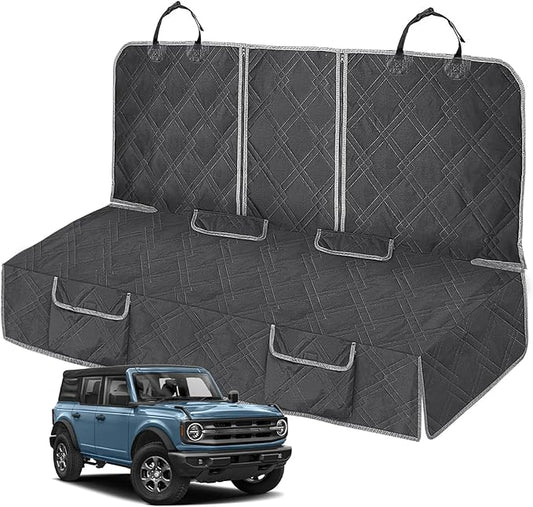 Dog Car Seat Cover Compatible with Ford Bronco 2021-2024 600D Heavy