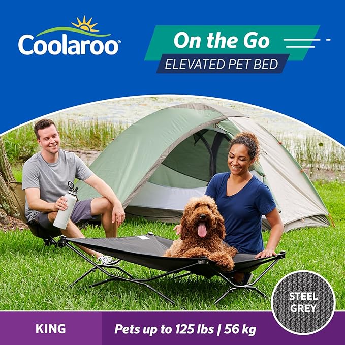 Coolaroo On The Go Cooling Elevated Dog Bed