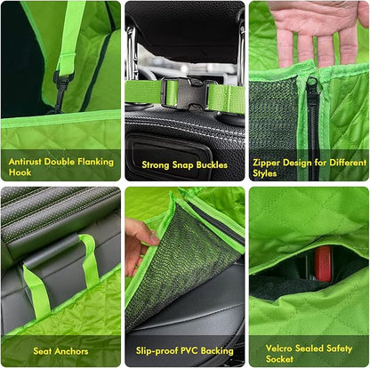 Large Dog Car Seat Cover for Back Seat CWLSGU4