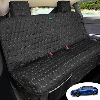 Dog Seat Covers for Tesla Model Y Back Seat Cover for Kids