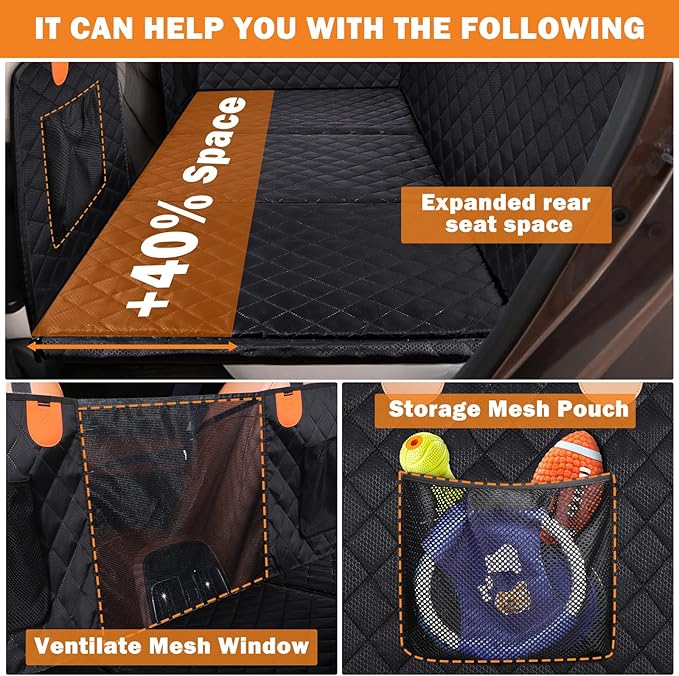 FURTIME Back Seat Extender for Dog