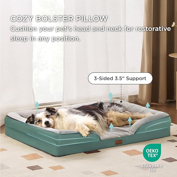 Bedsure Orthopedic Dog Bed for Extra Large Dogs 42"