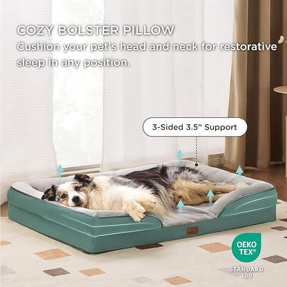 Bedsure Orthopedic Dog Bed for Extra Large Dogs 42"