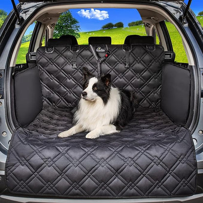 Meadowlark SUV Cargo Liner Dog Seat Covers + Seat Belt
