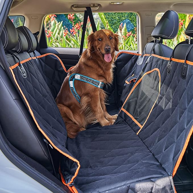 Dog Car Seat Cover for Back Seat