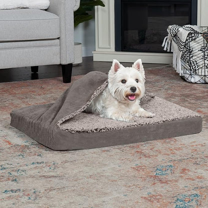 Furhaven Orthopedic Dog Bed for Medium/Small Dogs w/ Removable Washable Cover 35 lbs