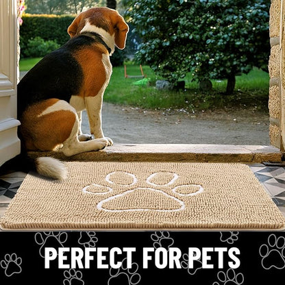 smiry Dog Door Mat for Muddy Paws (59x35 Inches,