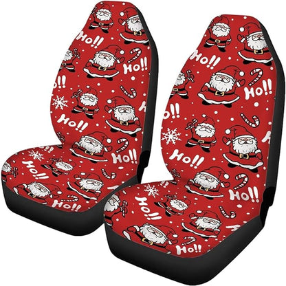 Christmas Snata Hoho Seat Covers for Cars Full