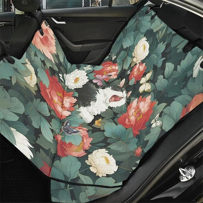 AFPANQZ Flowers Cat Dog Cat Seat Cover Bucket