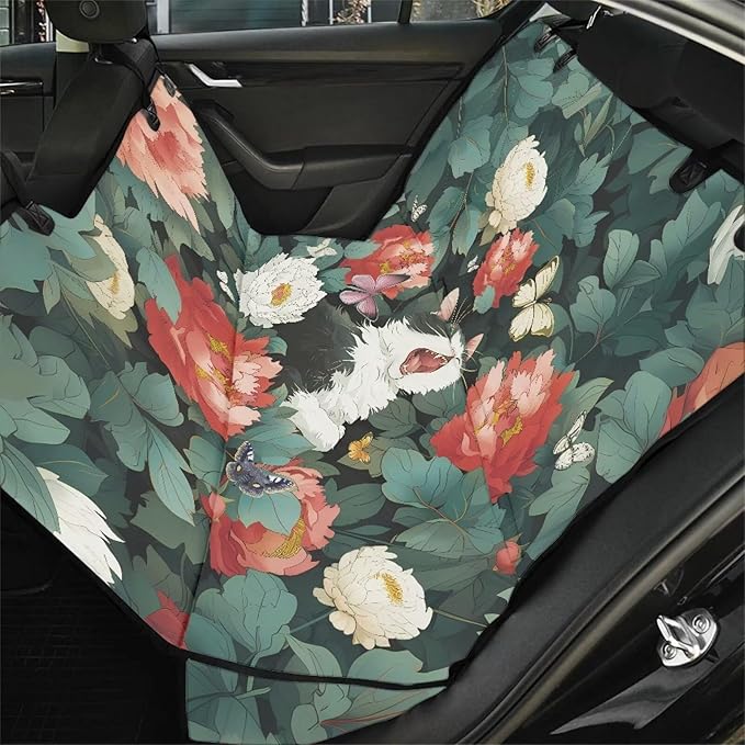 AFPANQZ Flowers Cat Dog Cat Seat Cover Bucket