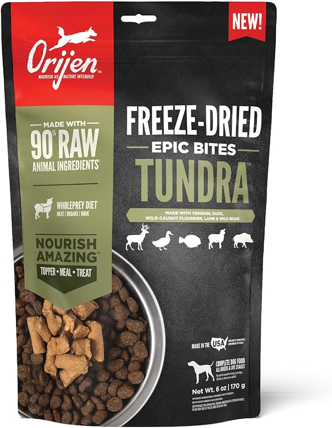 ORIJEN Tundra Freeze-Dried Epic Bites 6OZ